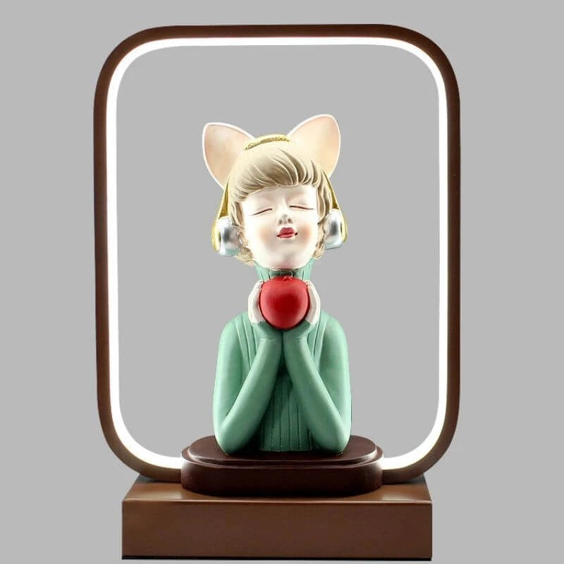 LED Cartoon Girl Lamp