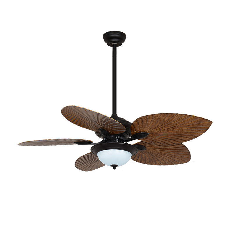 WOW 52in Tropical Palm Leaf Ceiling Fan Lamp-wow5005