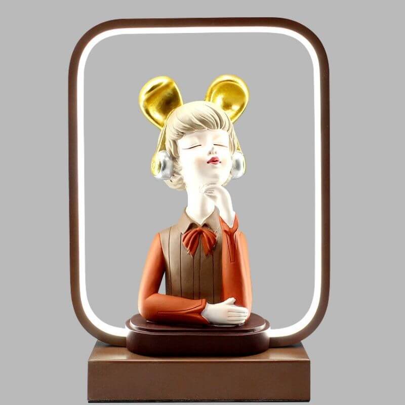 LED Cartoon Girl Lamp