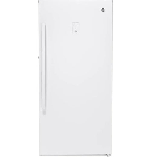 GE 14.1 Cu. ft. White Frost-free Upright Freezer FUF14DLRWW