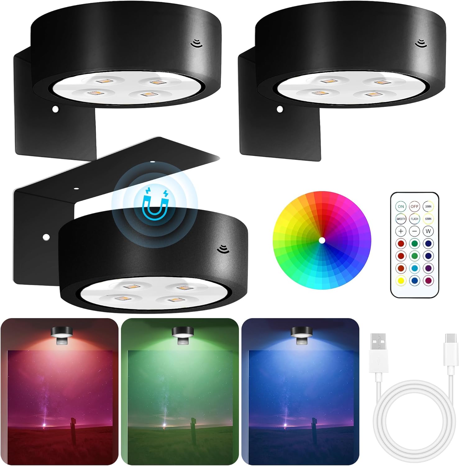 Rechargeable Battery Magnetic Painting Light