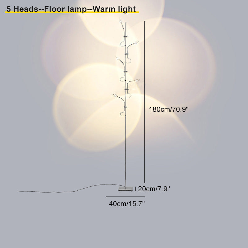 WOW 5-head Halo Projector Tree Floor Lamp-wow7020