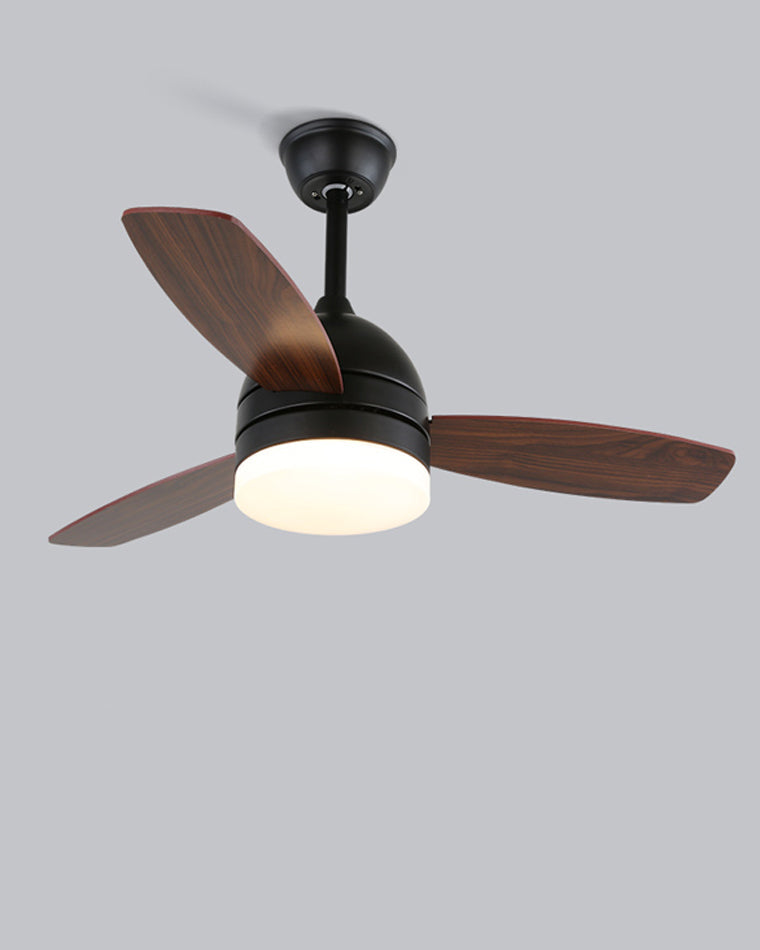 WOW 3 Wood Blade Ceiling Fan Lamp-wow5001