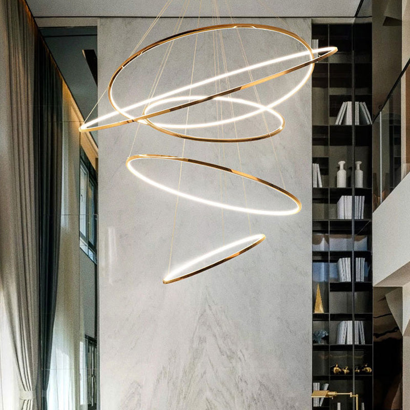 WOW Large Tiered Ring Foyer Chandelier-WOW2160