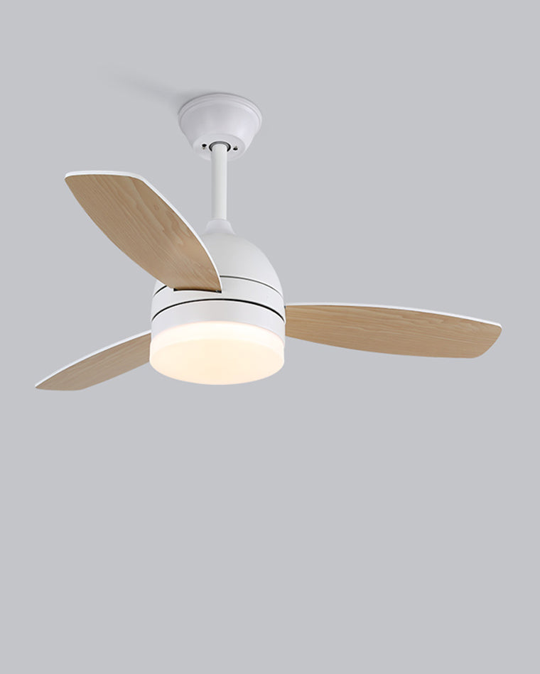 WOW 3 Wood Blade Ceiling Fan Lamp-wow5001