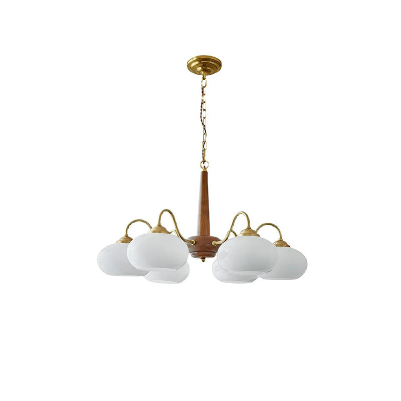 WOW Retro Milk Glass Chandelier-wow2303