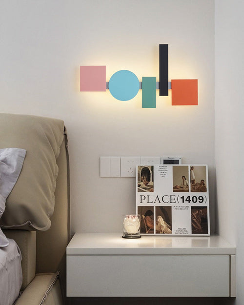 WOW Colorful Sculptural Art Wall Sconce-WOW6080