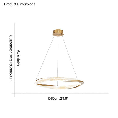 WOW Möbius Circular LED Chandelier-wow2128