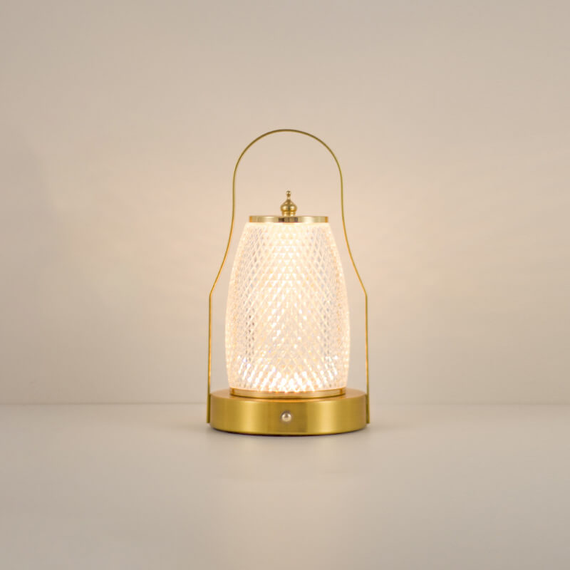 LED Portable Metal Table Lamp