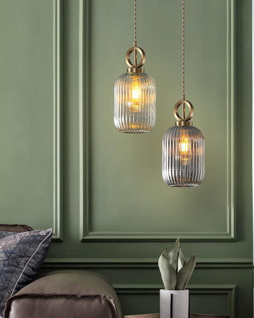 WOW Reeded Glass Pendant Light-wow2264
