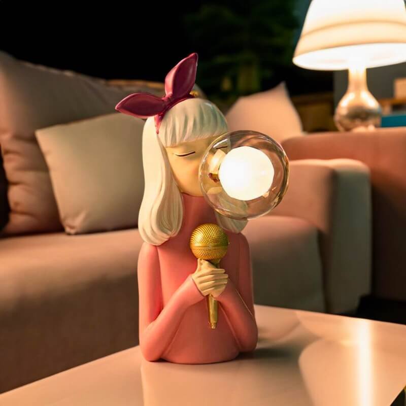 Blowing Bubbles Girl