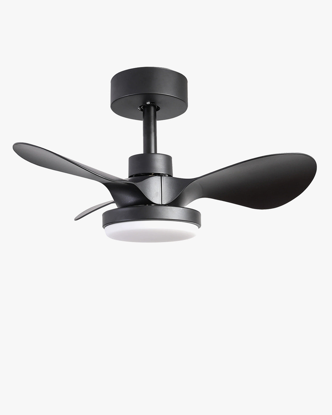 WOW 3 Small Black Blade Ceiling Fan Lamp-wow5050