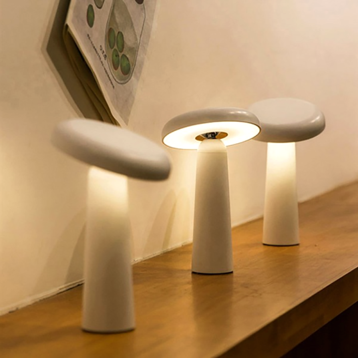 LED Portable Mushroom Table Lamp