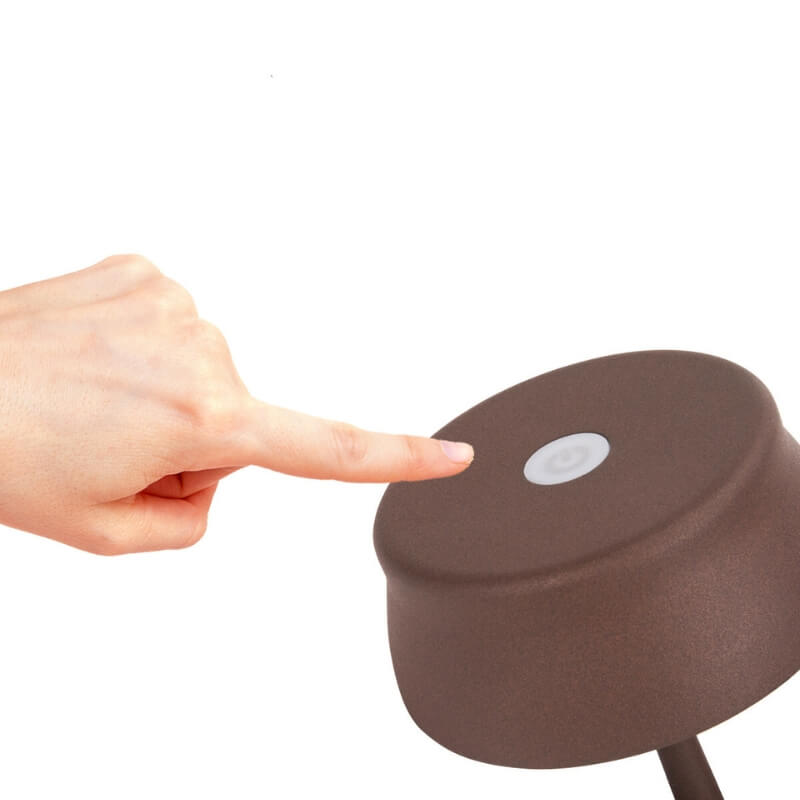 Mini Metal Mushroom Table Lamp