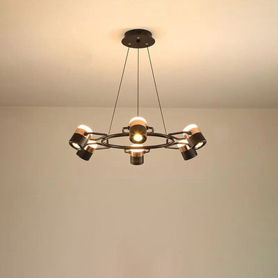 WOW Adjustable Rose Gold Round Chandelier-wow2645