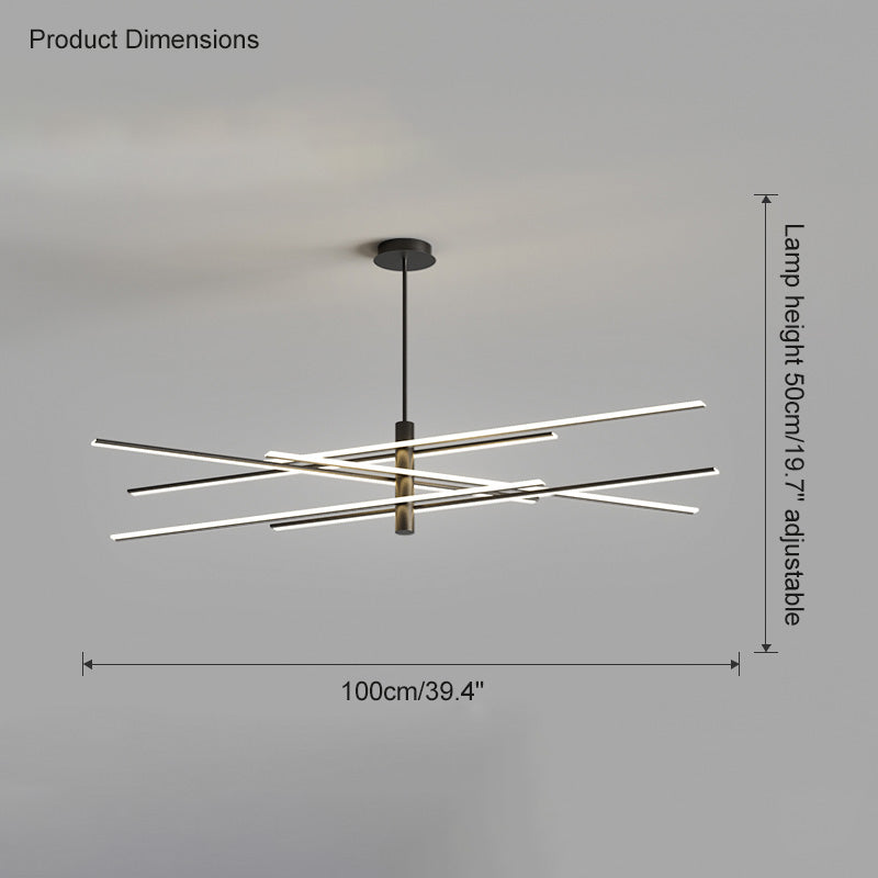 WOW Adjustable Linear Led Chandelier-wow2026