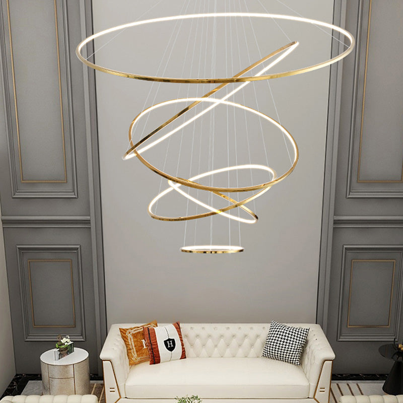 WOW Large Tiered Ring Foyer Chandelier-WOW2160