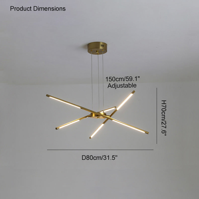 WOW Light Rods LED Chandelier-wow2034