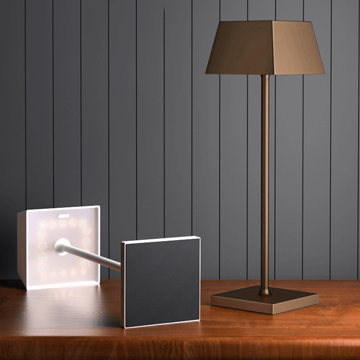 Rechargeable Dimmable Cordless Metal Table Lamp