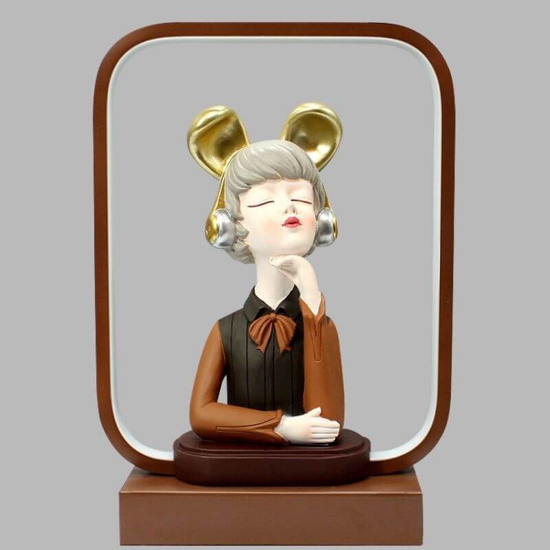 LED Cartoon Girl Lamp