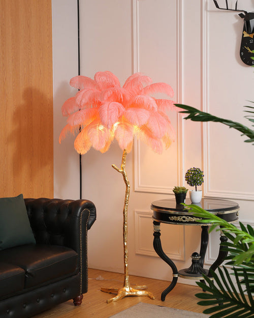 WOW Feather Palm Tree Floor Lamp-WOW7000