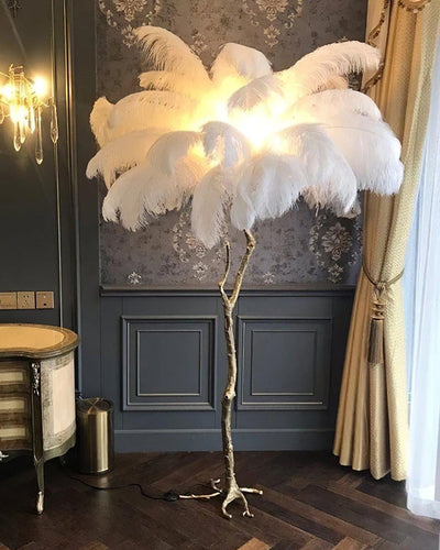 WOW Feather Palm Tree Floor Lamp-WOW7000