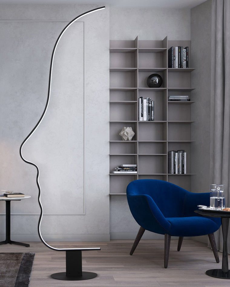 WOW Facial Profile Sculptural Floor Lamp-wow7002