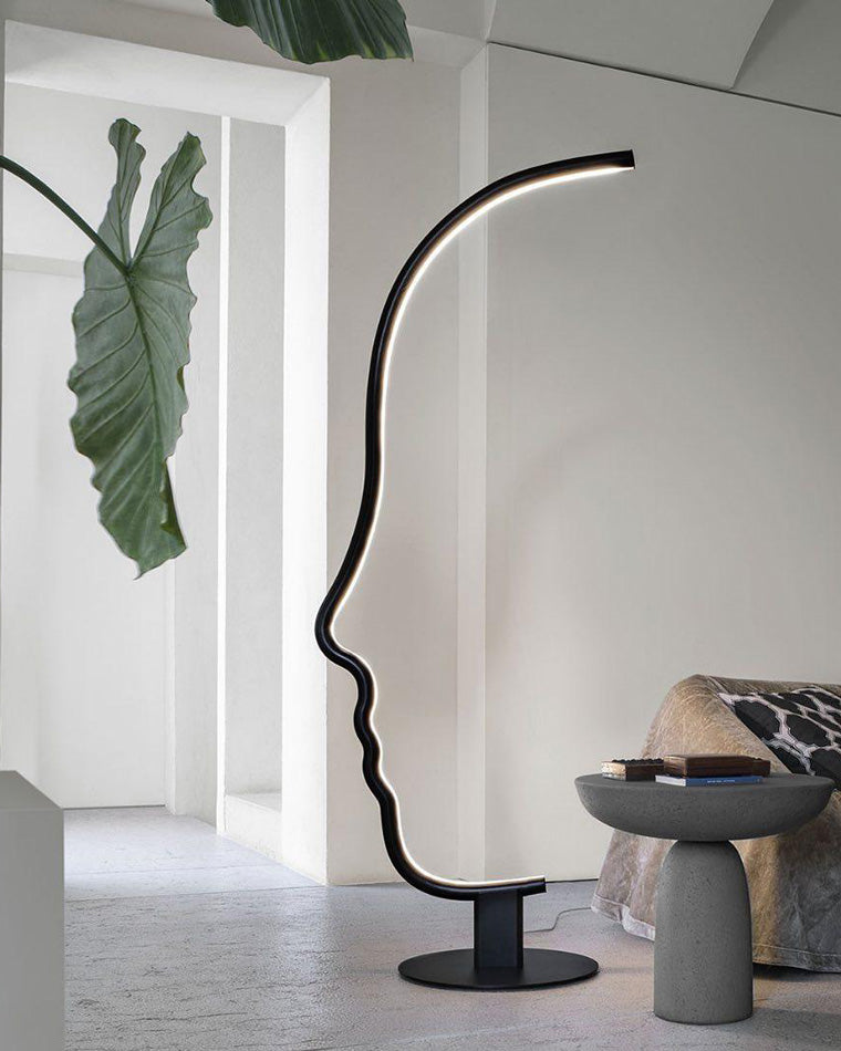 WOW Facial Profile Sculptural Floor Lamp-wow7002