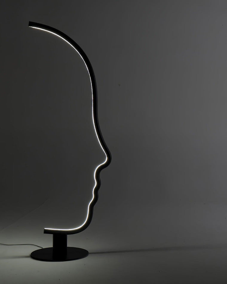 WOW Facial Profile Sculptural Floor Lamp-wow7002