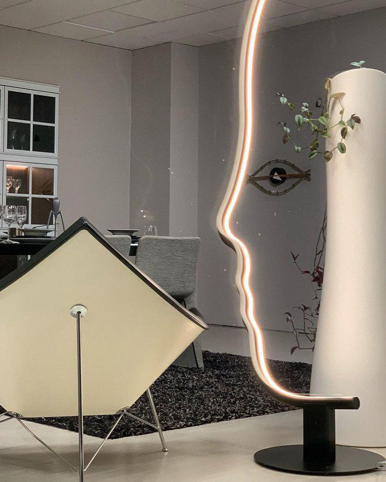 WOW Facial Profile Sculptural Floor Lamp-wow7002