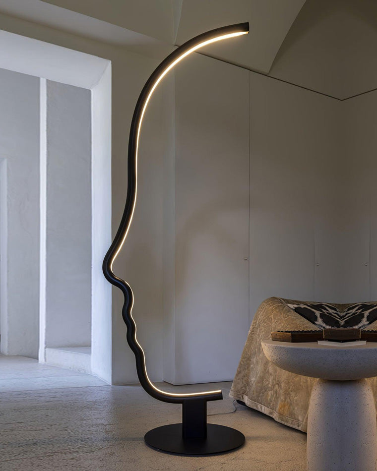 WOW Facial Profile Sculptural Floor Lamp-wow7002