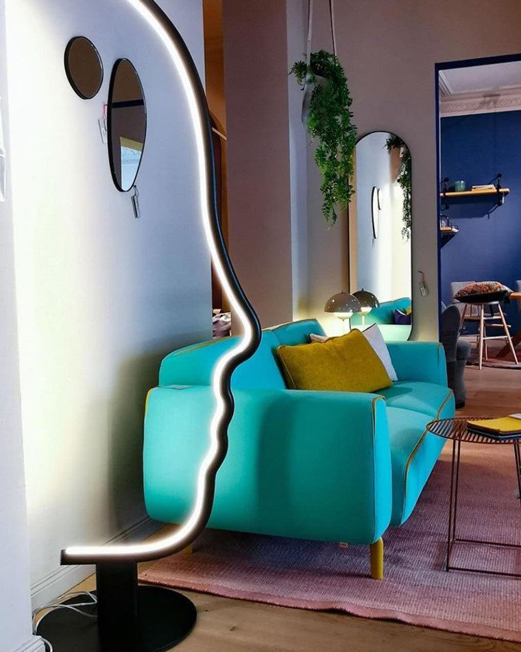 WOW Facial Profile Sculptural Floor Lamp-wow7002