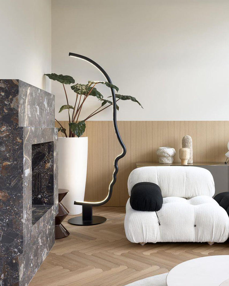 WOW Facial Profile Sculptural Floor Lamp-wow7002