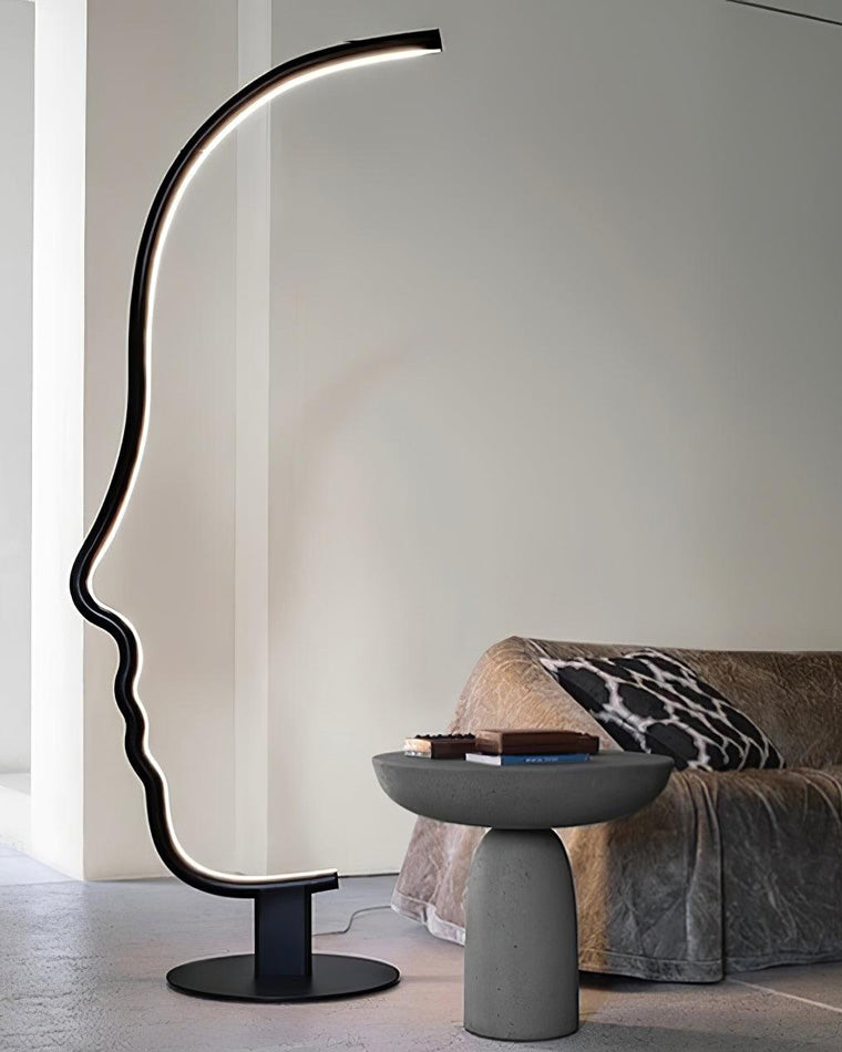 WOW Facial Profile Sculptural Floor Lamp-wow7002
