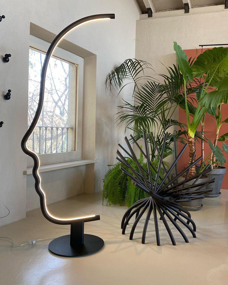 WOW Facial Profile Sculptural Floor Lamp-wow7002