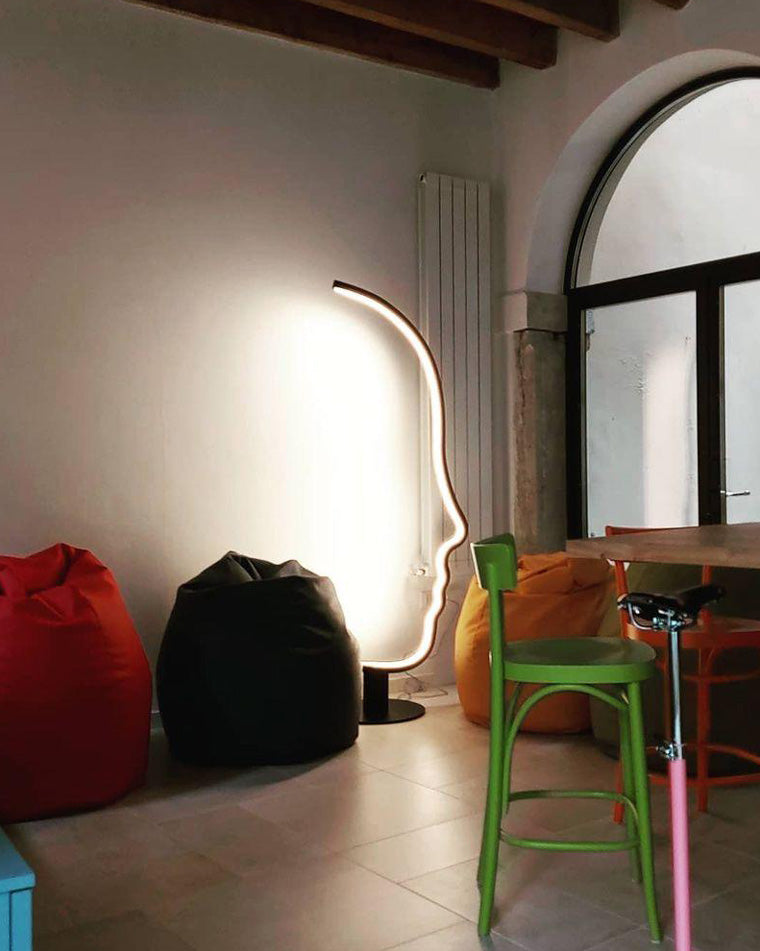 WOW Facial Profile Sculptural Floor Lamp-wow7002