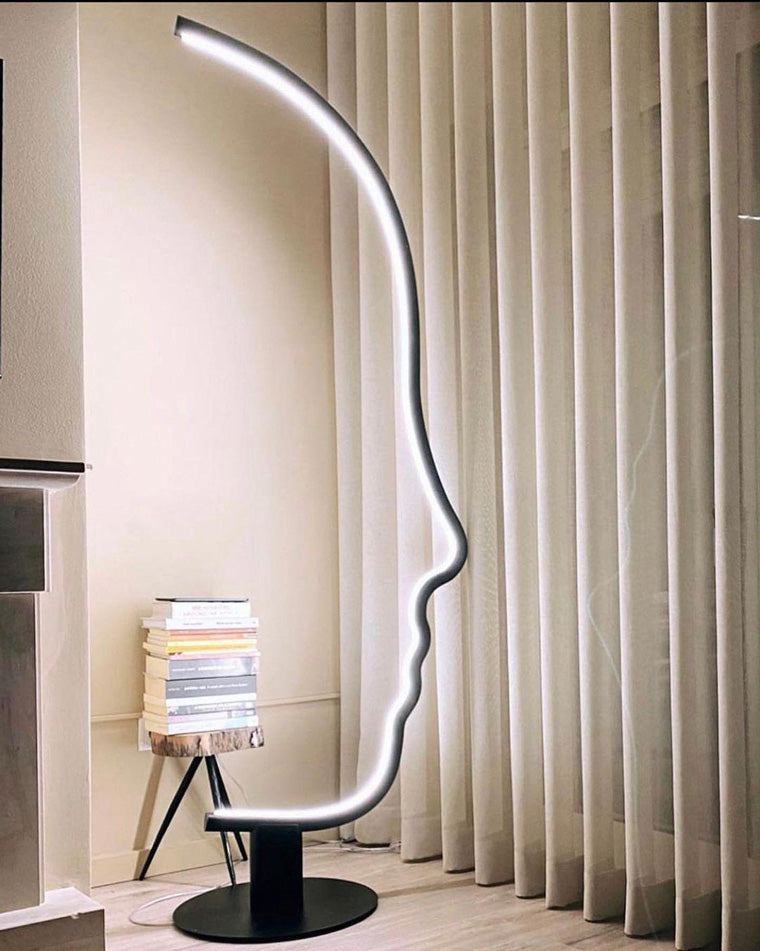 WOW Facial Profile Sculptural Floor Lamp-wow7002
