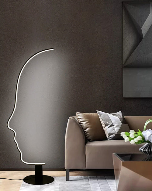 WOW Facial Profile Sculptural Floor Lamp-wow7002