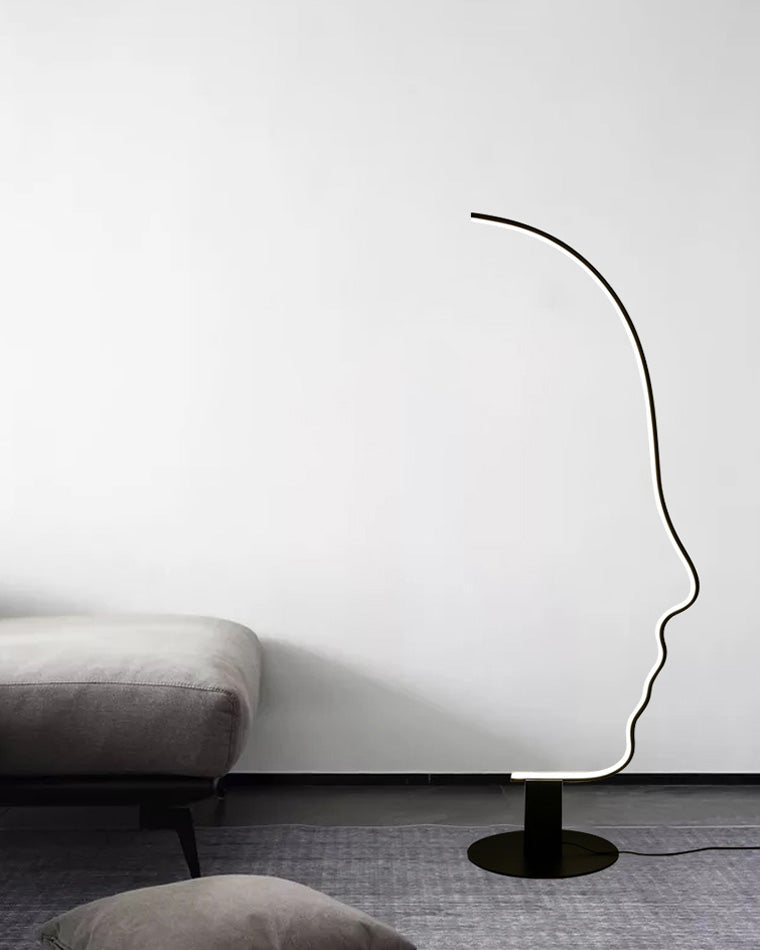 WOW Facial Profile Sculptural Floor Lamp-wow7002