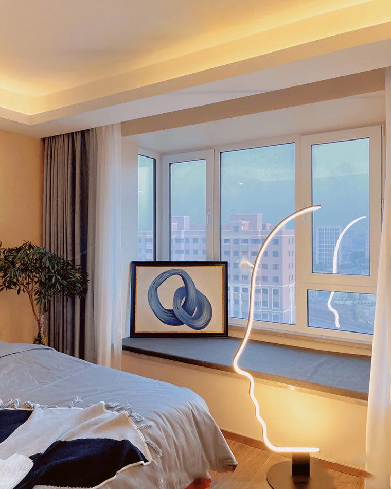 WOW Facial Profile Sculptural Floor Lamp-wow7002