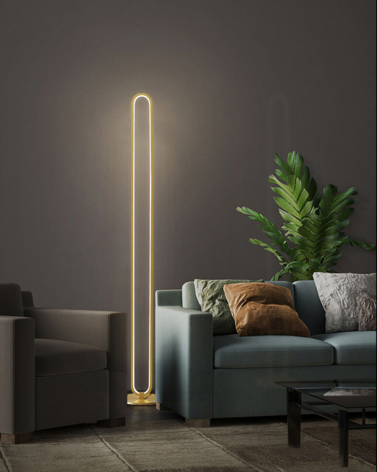 WOW  Oval Skinny Corner Floor Lamp-wow7009