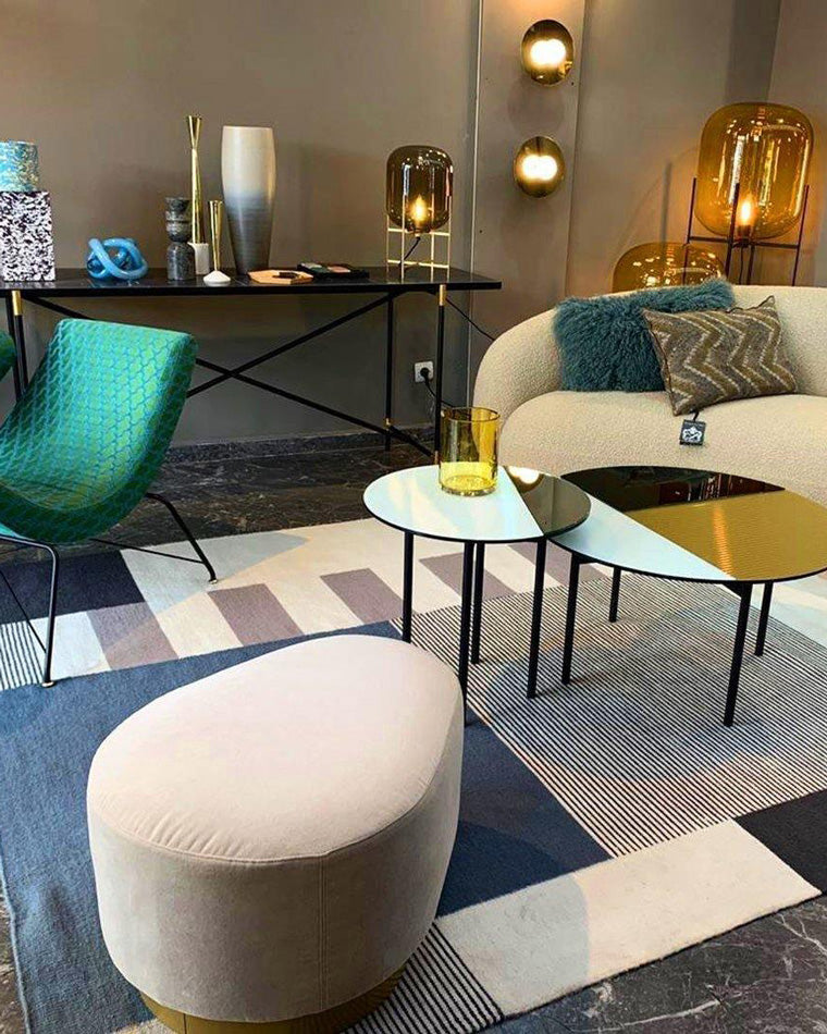 WOW Smoked Glass Lantern Floor Lamp-wow7015