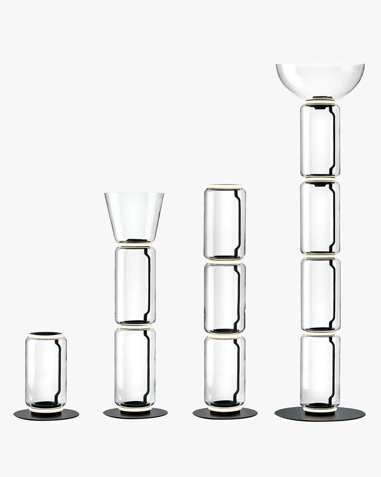 WOW Glass Column Torchiere Floor Lamp-wow7018