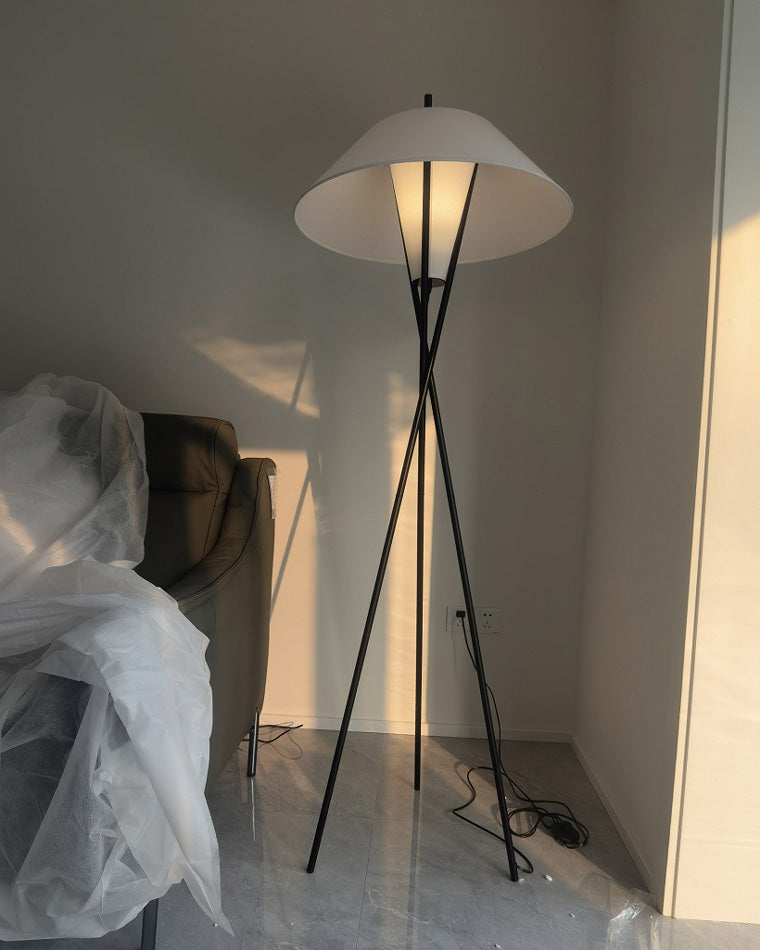 WOW Japandi Cone Tripod Floor Lamp-wow7019