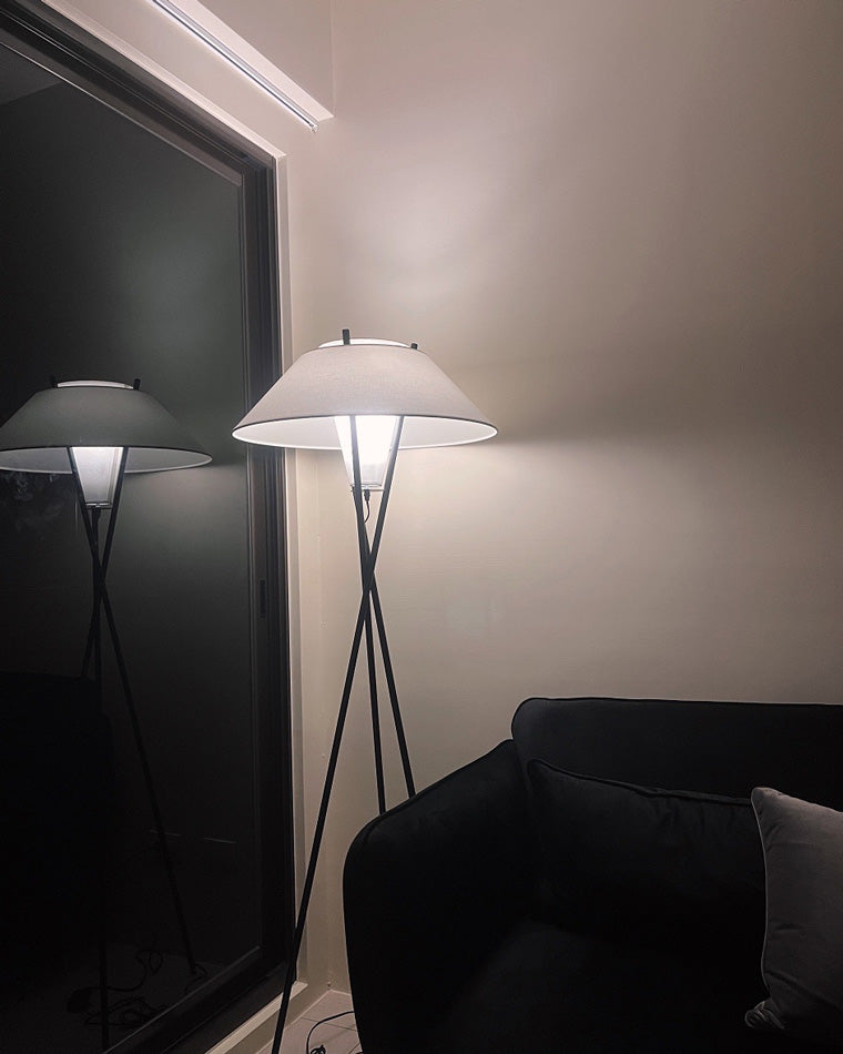 WOW Japandi Cone Tripod Floor Lamp-wow7019