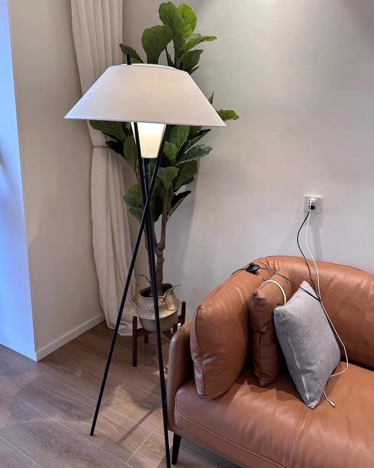 WOW Japandi Cone Tripod Floor Lamp-wow7019