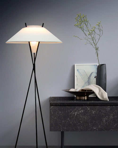 WOW Japandi Cone Tripod Floor Lamp-wow7019