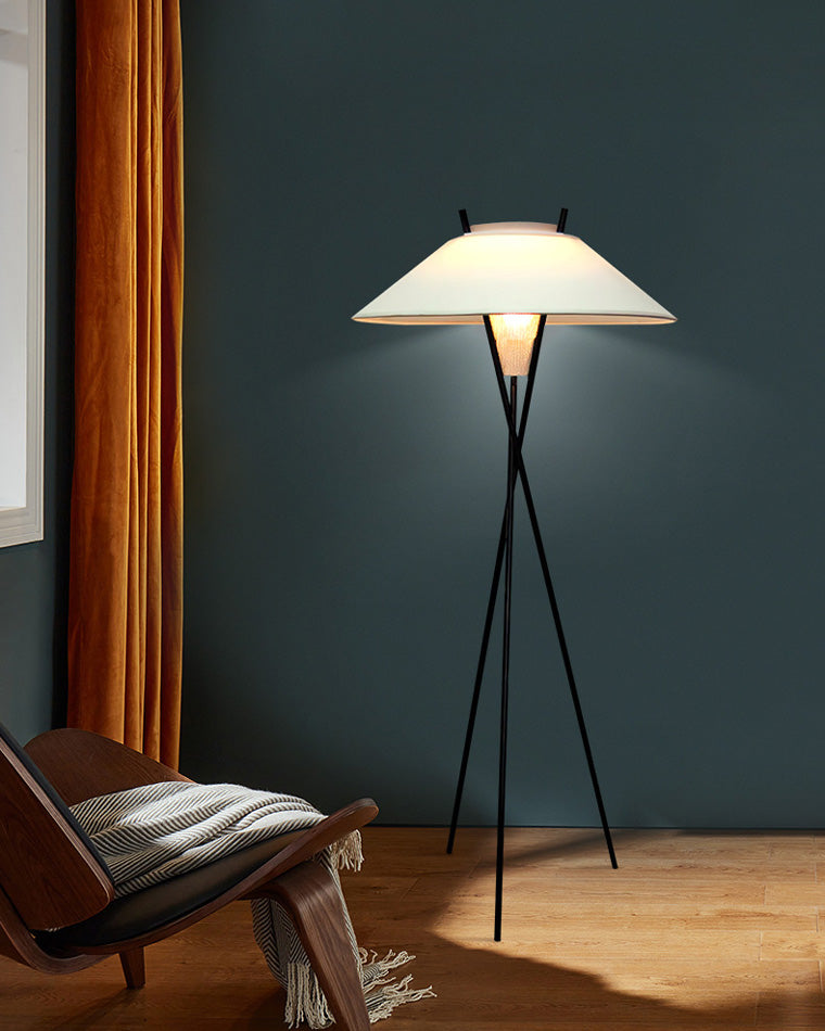 WOW Japandi Cone Tripod Floor Lamp-wow7019