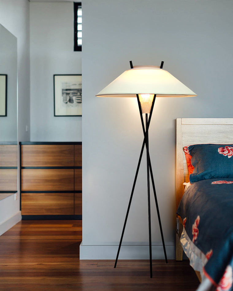 WOW Japandi Cone Tripod Floor Lamp-wow7019