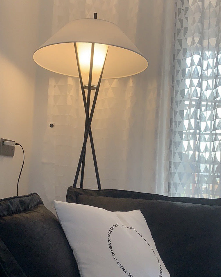 WOW Japandi Cone Tripod Floor Lamp-wow7019